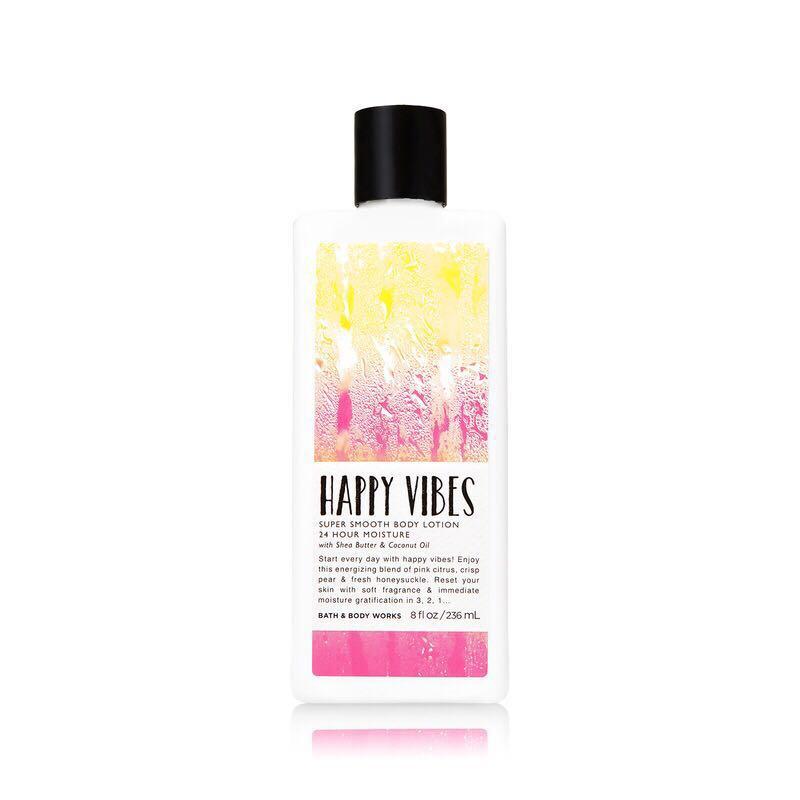 Mrtjurongeast Bath Body Works Happy Vibes Body Lotion Beauty Personal Care Bath Body Body Care On Carousell