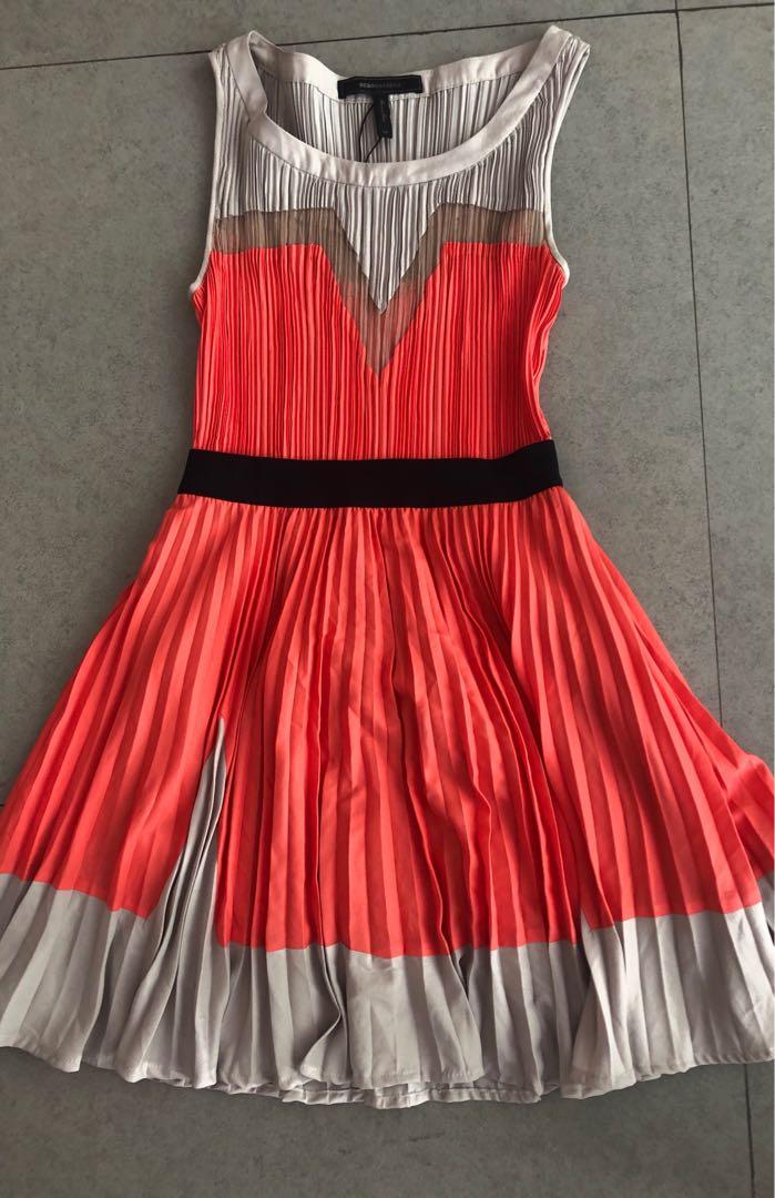 bcbg grey dress