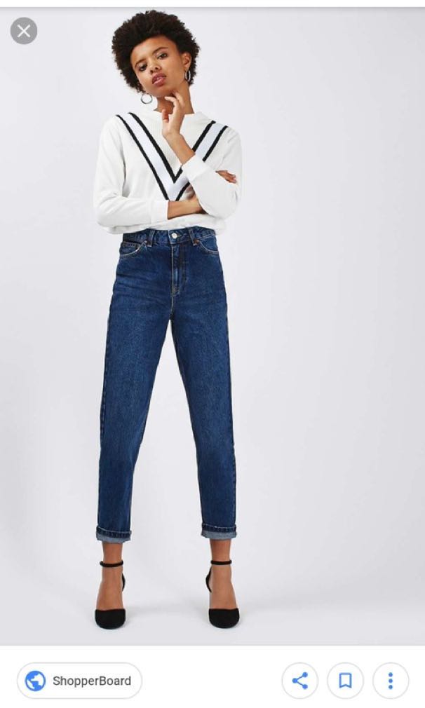 Topshop moto mom sale
