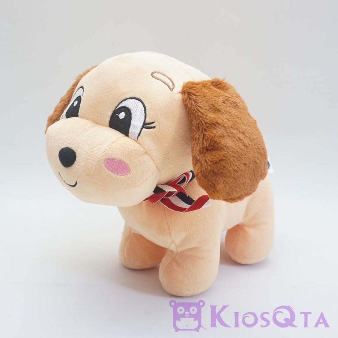 Boneka Anjing Lucu Mata Besar Cute Dog Coklat Bayi Anak Mainan Baby Walker Di Carousell