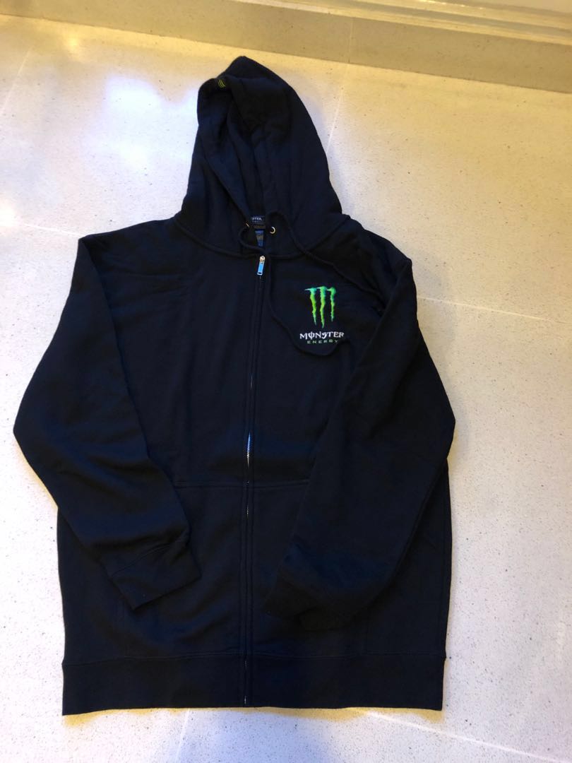 monster energy zip up jacket