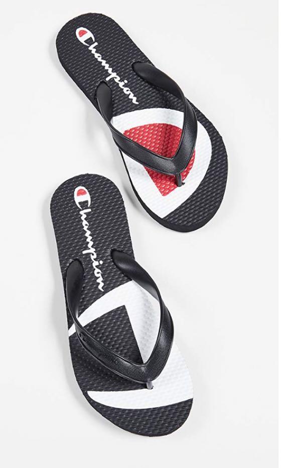Red champion flip clearance flops