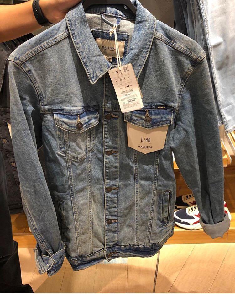 Jaket jeans pull and bear