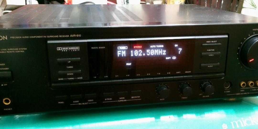 DENON AVR810, 音響器材, Soundbar、揚聲器、藍牙喇叭、耳擴 Carousell