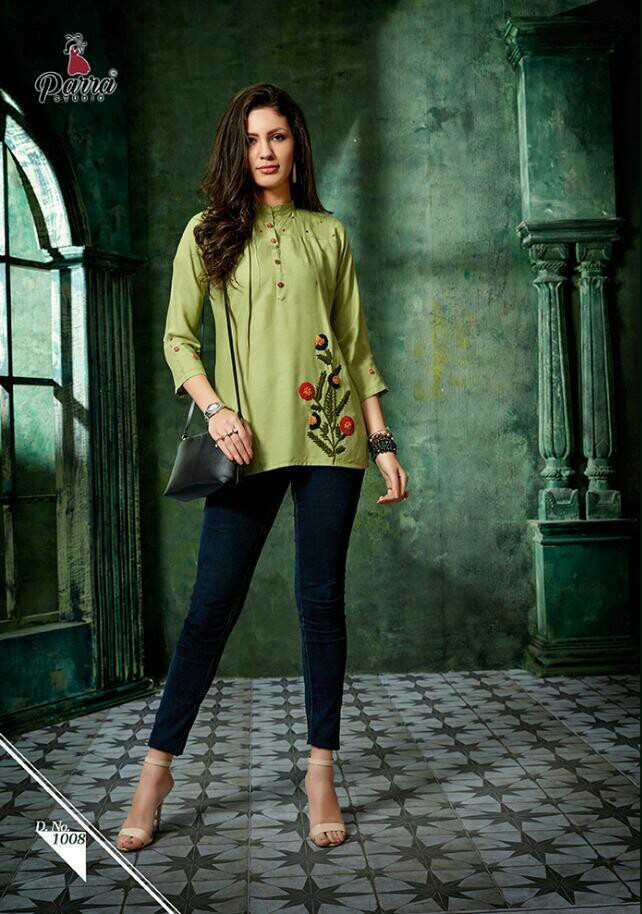 designer short top