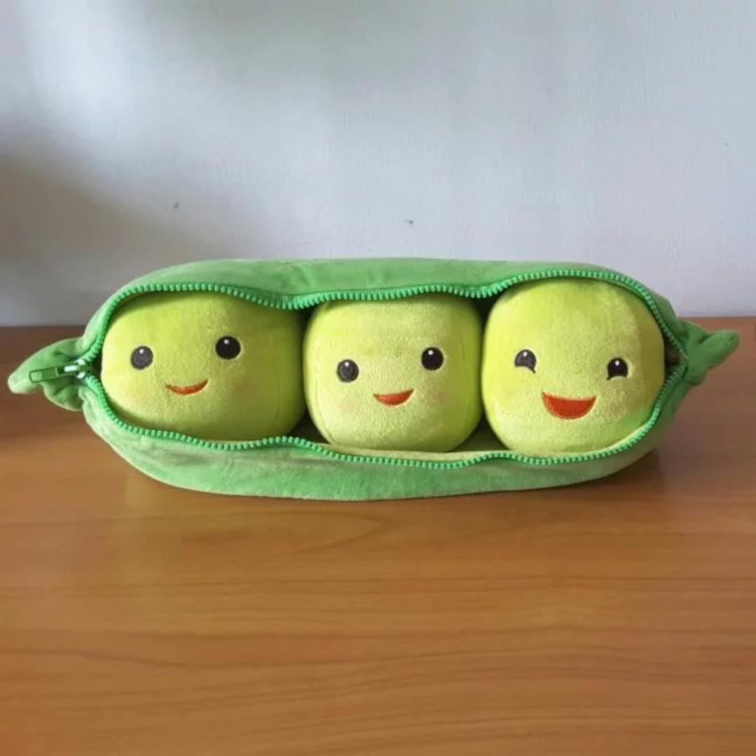 plush peas in a pod