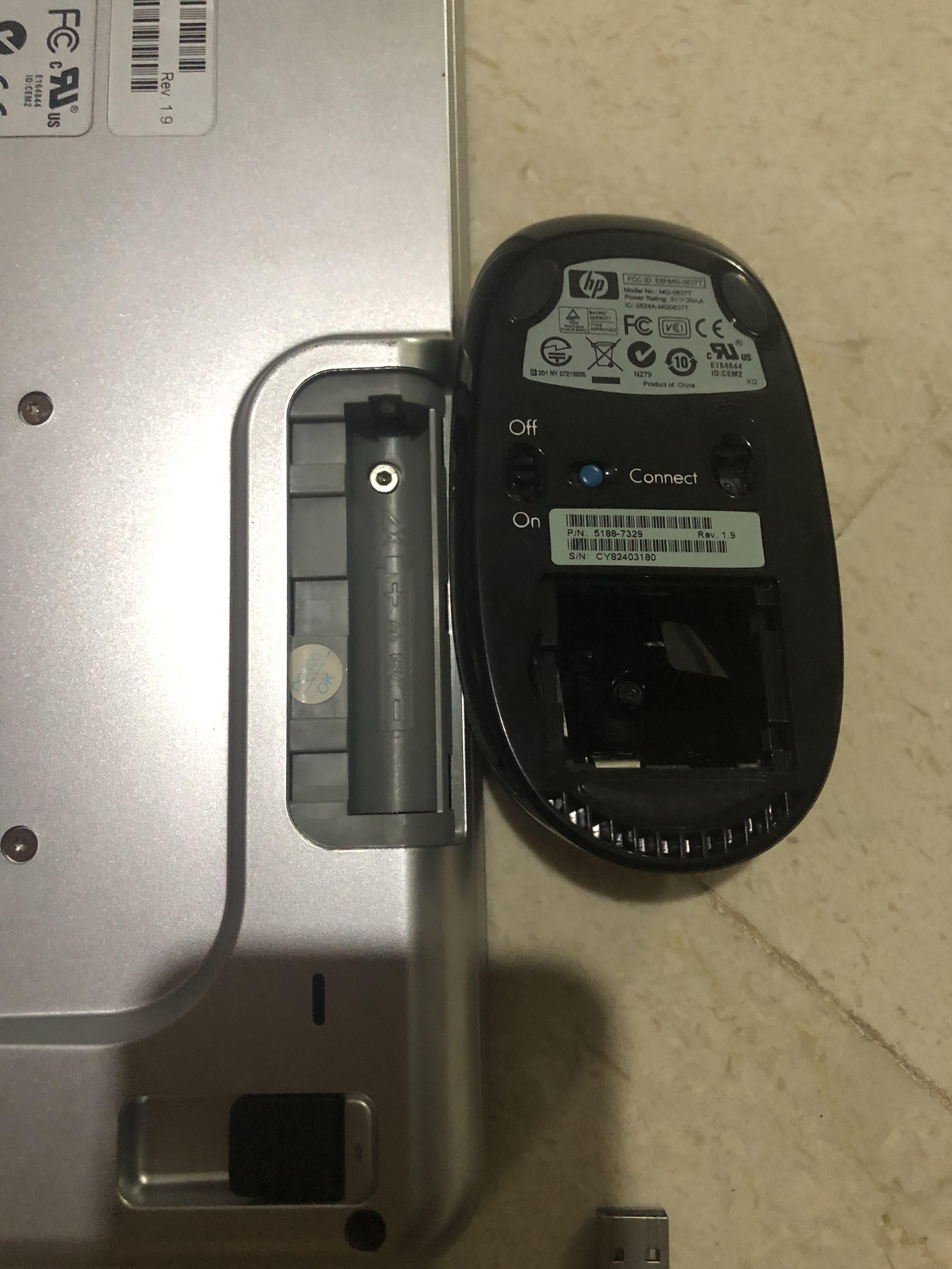 HP Wireless Keyboard and Mouse Combo (USB connector), Computers & Tech