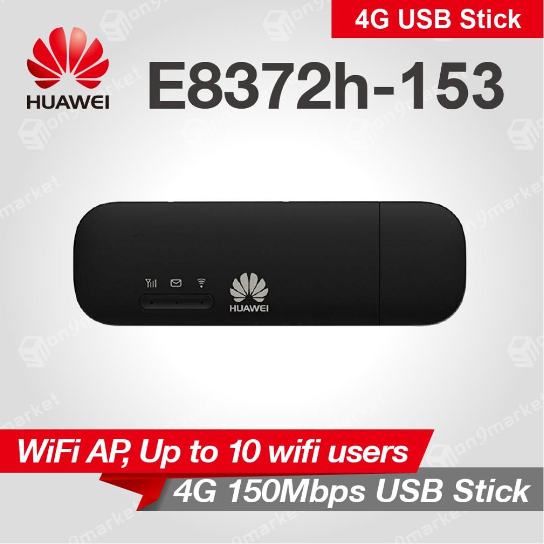 Huawei E8372 4g Sim Card Usb Dongle Modem Car Charger Usb Mifi