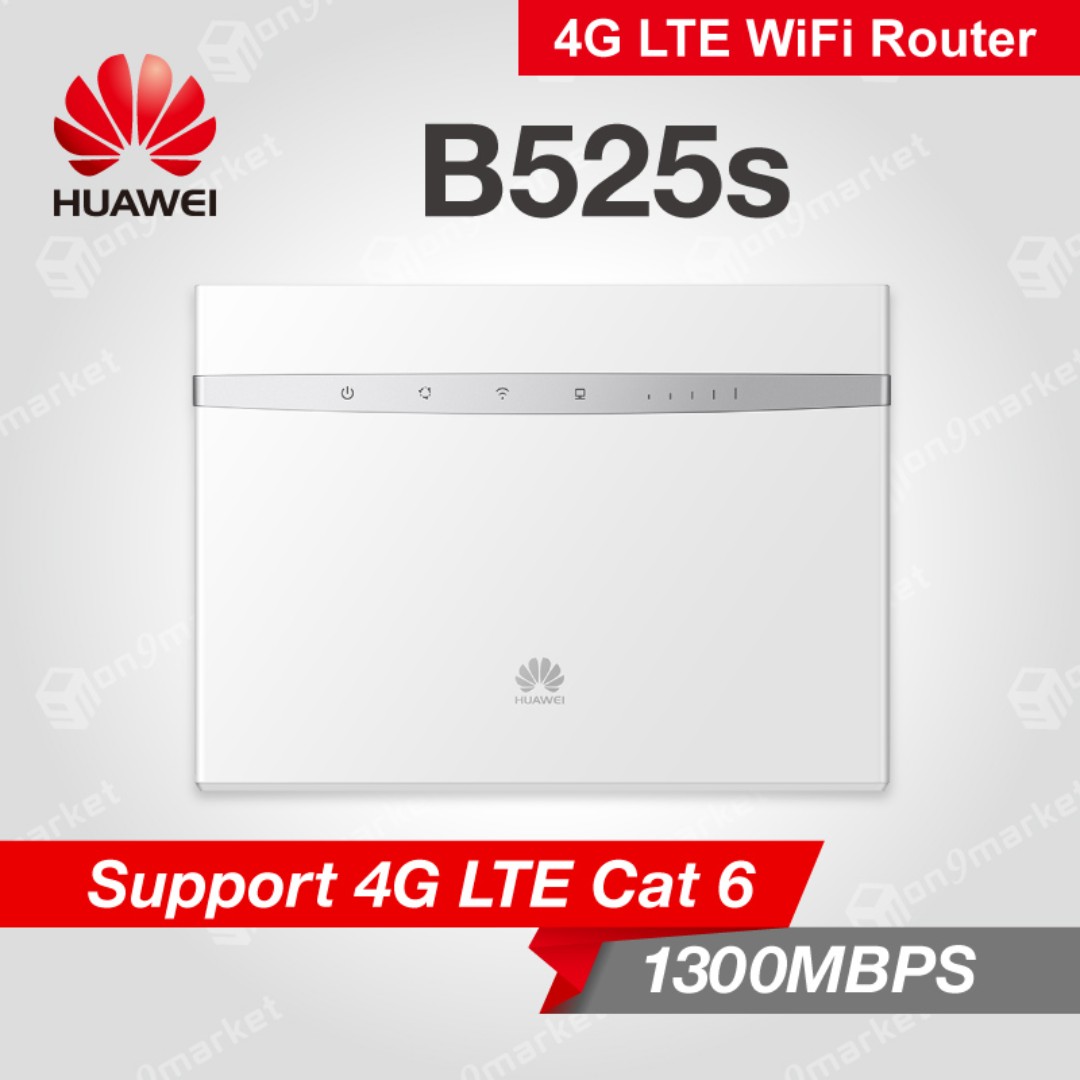 Huawei B525 4g Lte Sim Card Ac 1600 Router White Dual Band