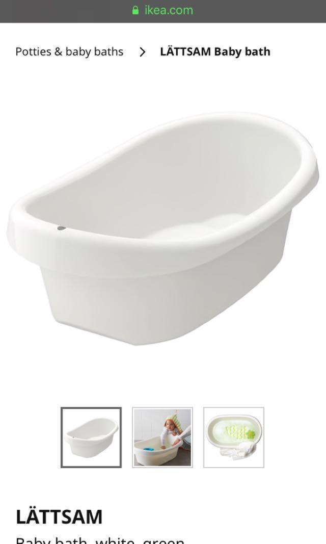 Ikea lattsam baby bath on sale