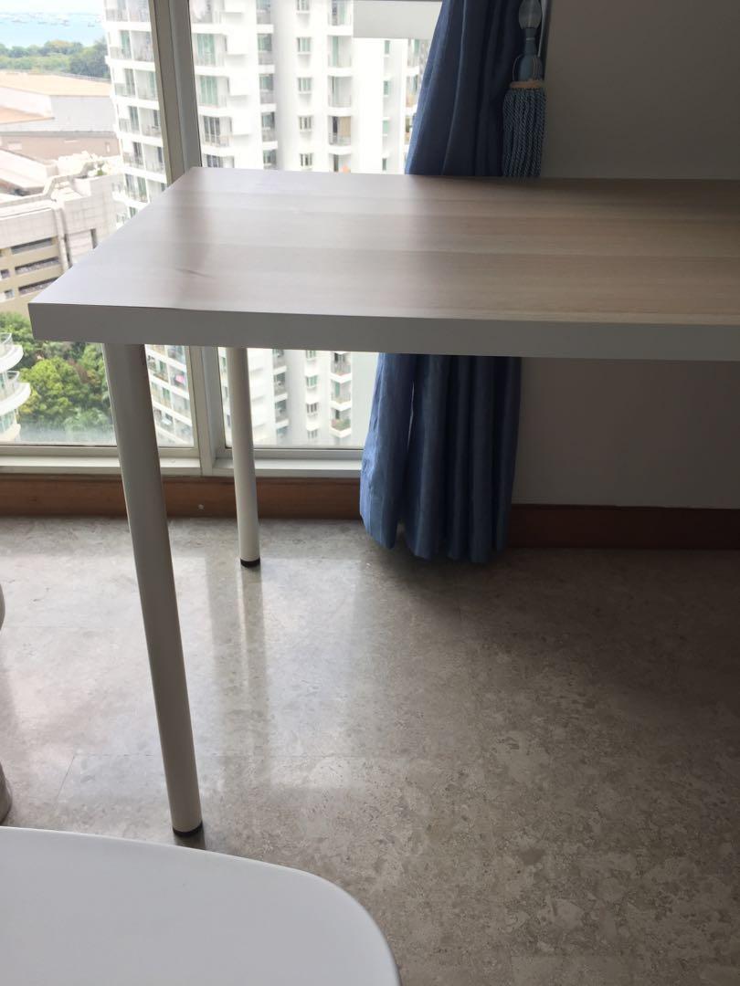 Ikea Linnmon Table Top w Legs, Furniture & Home Living, Furniture