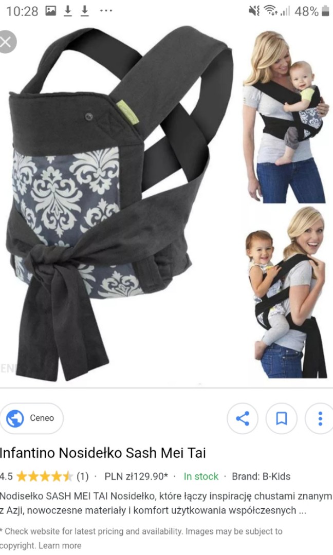Sash mei shop tai baby carrier