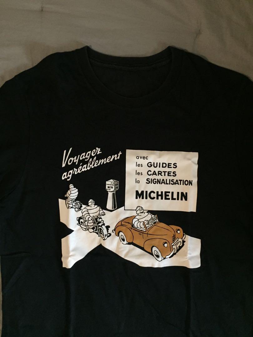 Kaos Uniqlo Michelin Men S Fashion Men S Clothes Tops On Carousell