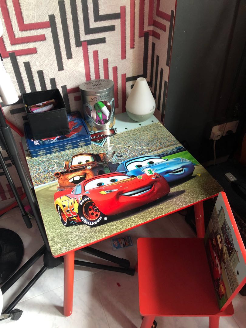 Kids Cars Table And Chairs Set Furniture Tables On Share This Listing