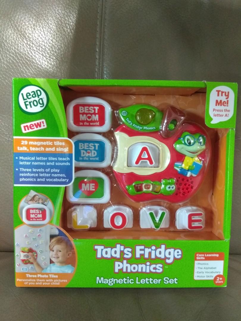 leapfrog tad's fridge phonics magnetic letter set toy