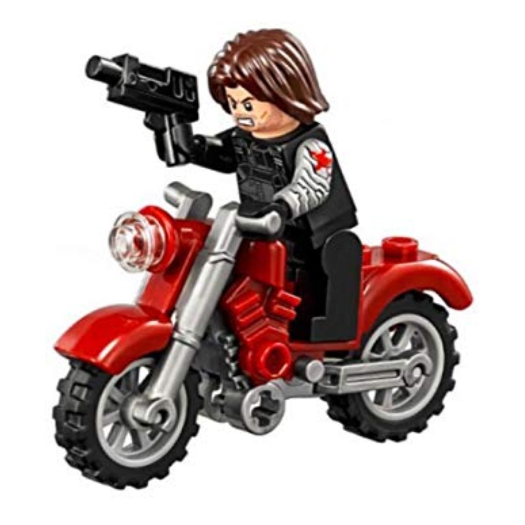 Lego 76047 Winter Soldier With Bike Hobbies Toys Toys Games On Carousell