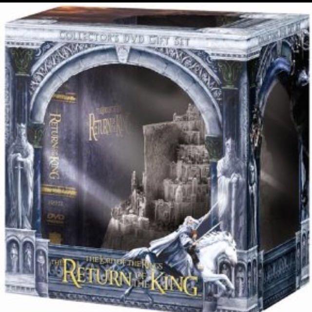 Lord Of The Rings Return Of The King 4 Dvd Disc Collectors Gift
