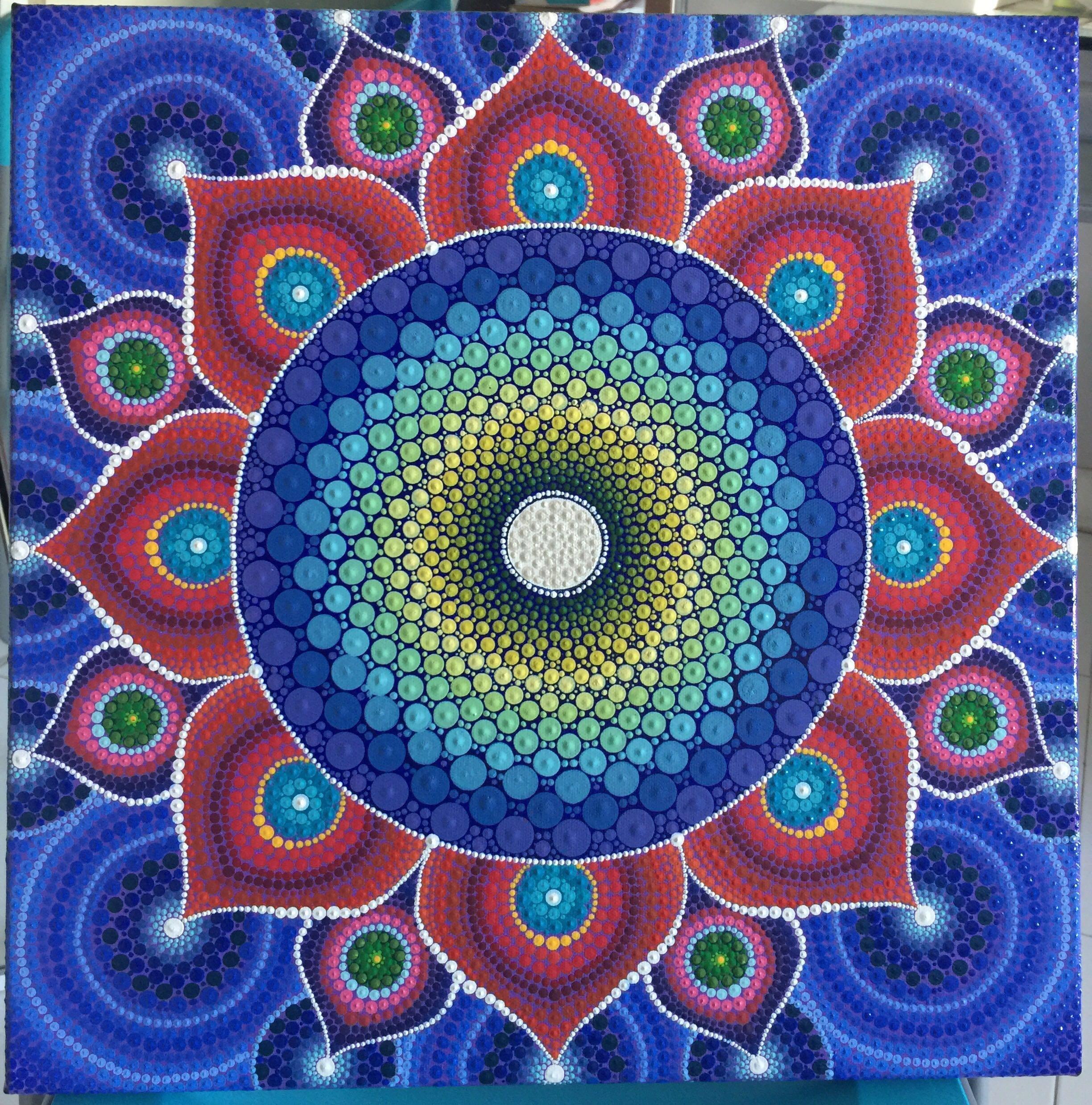 Mandala Dot Painting Design Craft Art Prints On Carousell