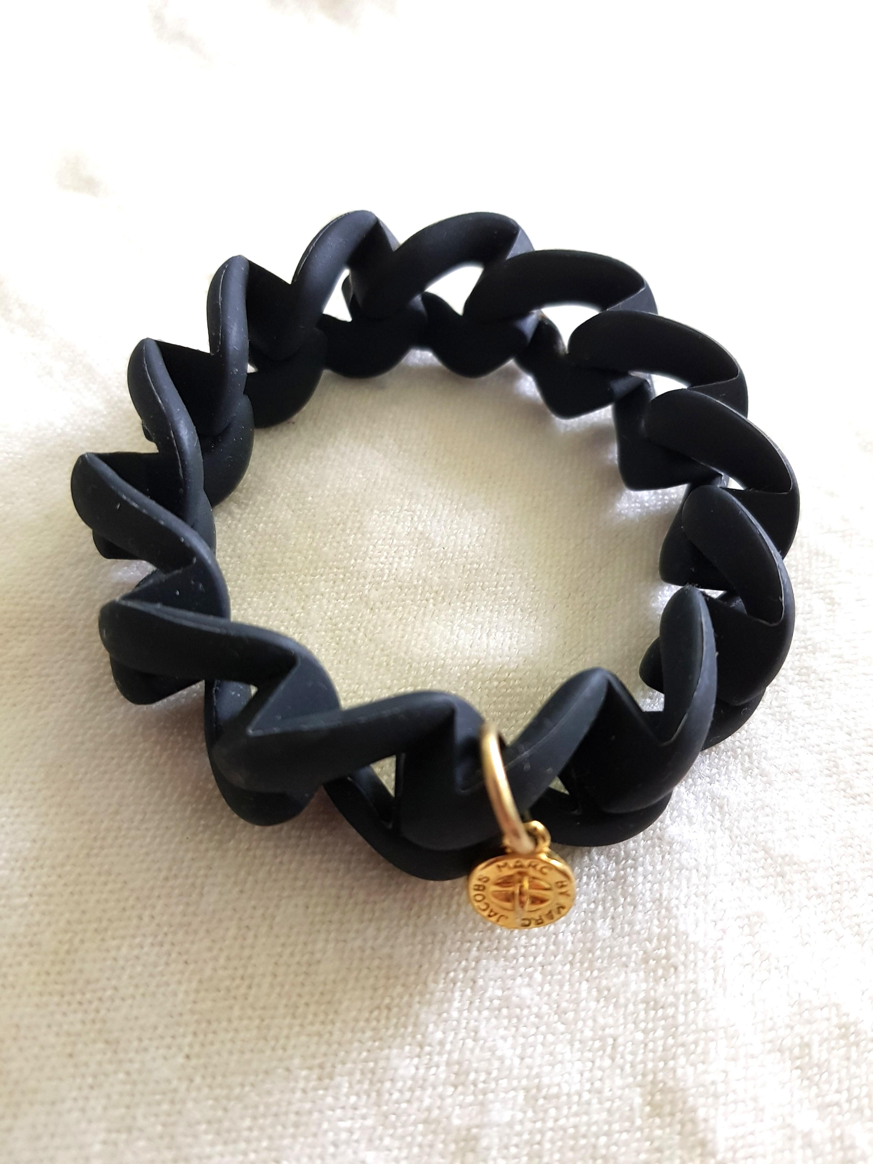 Marc By Marc Jacobs Turnlock Rubber Bracelet