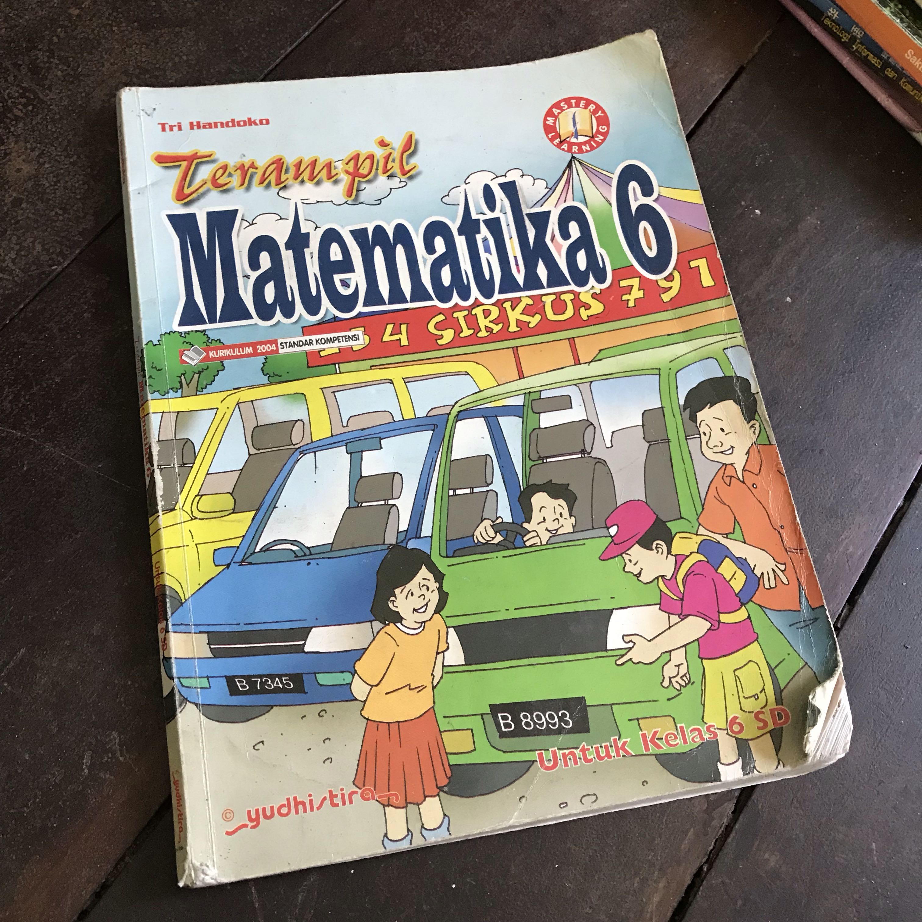 Mauvivo buku Matematika SD Kelas 6 Books & Stationery Textbooks on Carousell