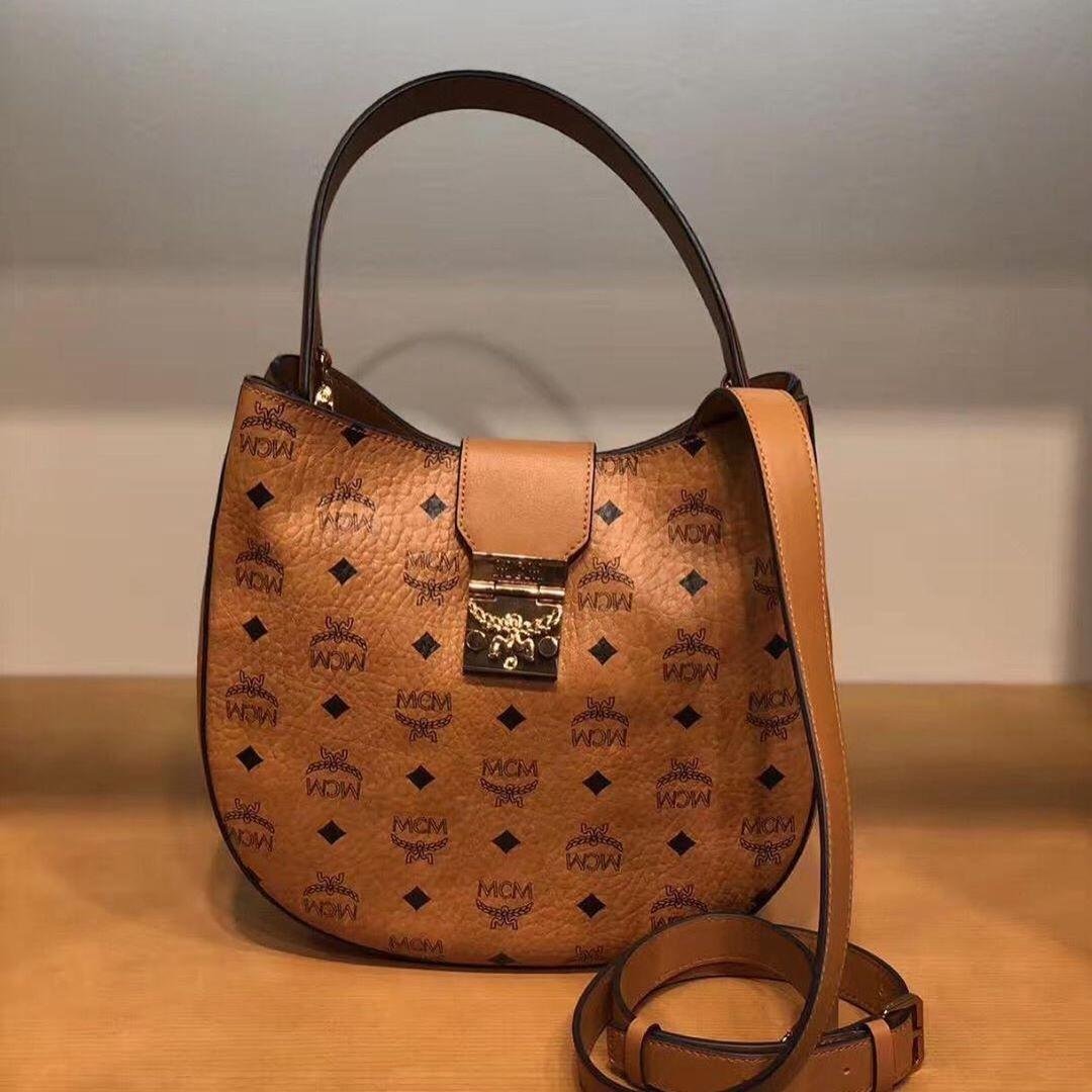 MCM PATRICIA VISETOS HOBO MEDIUM 24x26CM Barang Mewah Tas Dompet di Carousell