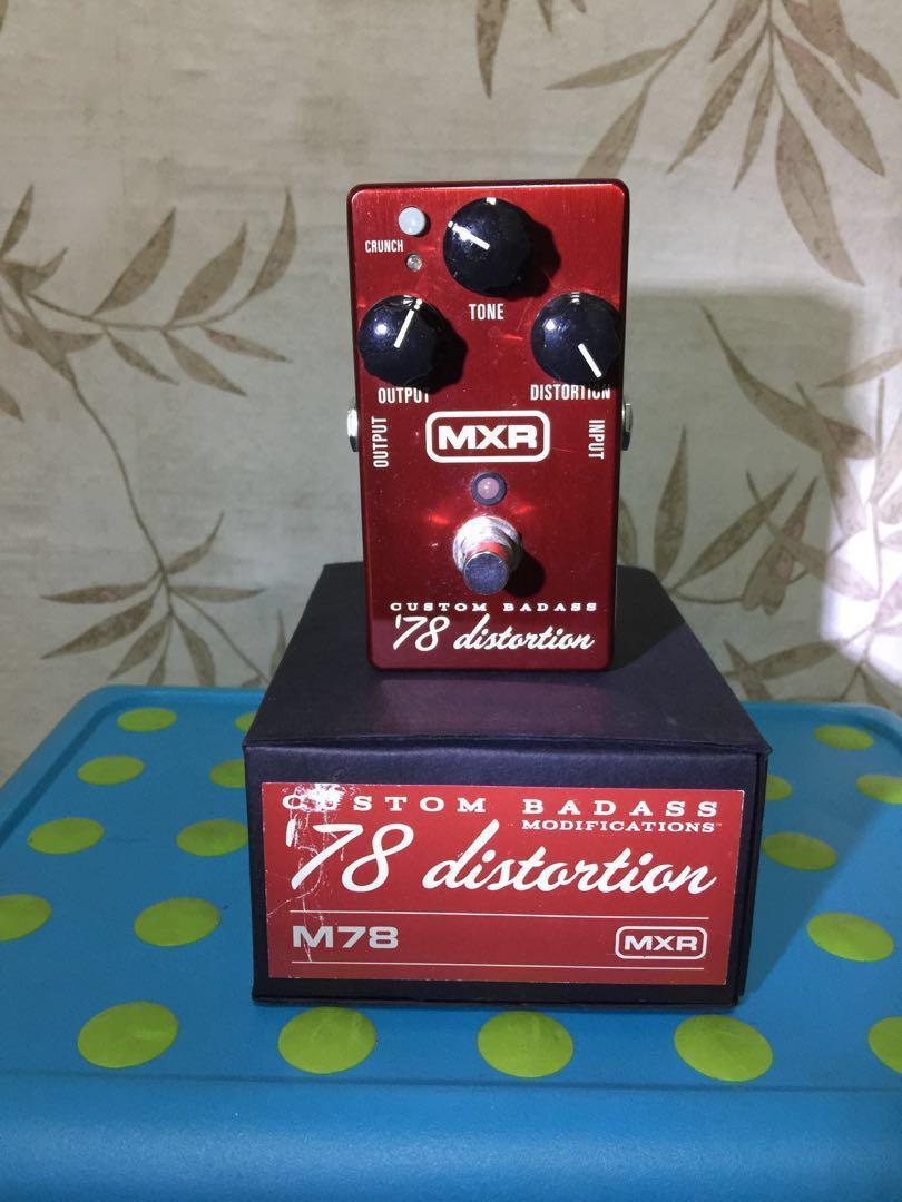 Mxr 78 Distortion Pedal Music Media Music Accessories On Carousell