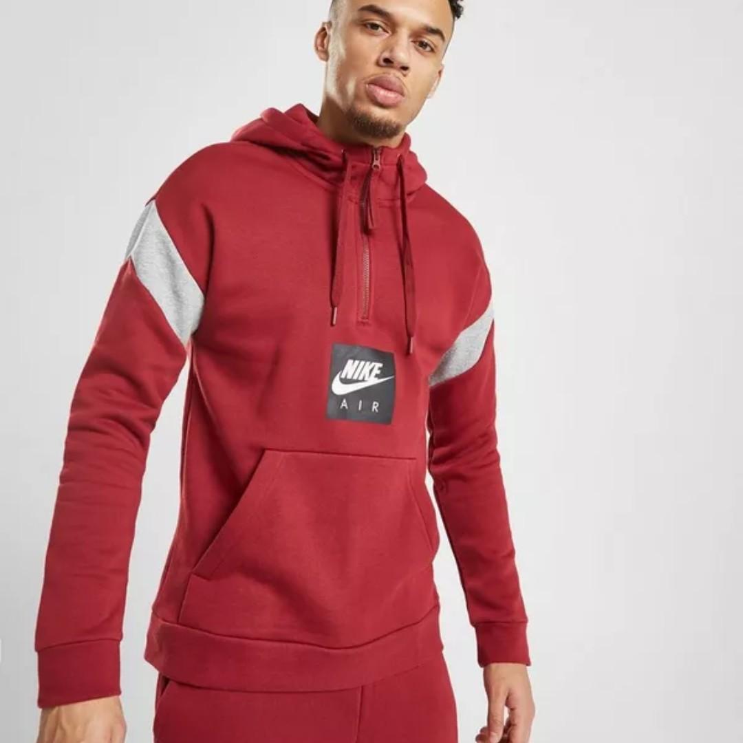 Nike air half zip fleece hoodie hotsell