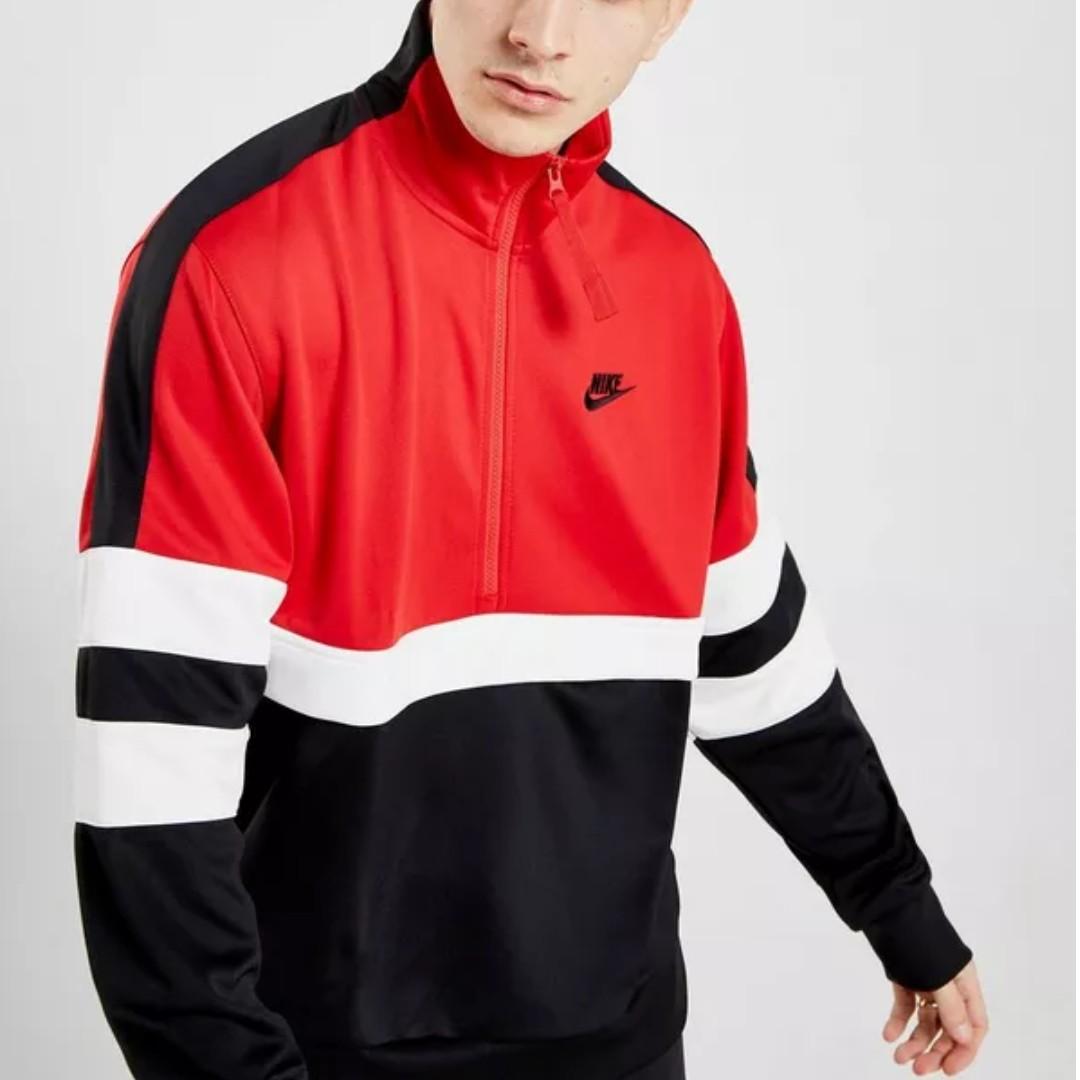 nike half zip track top