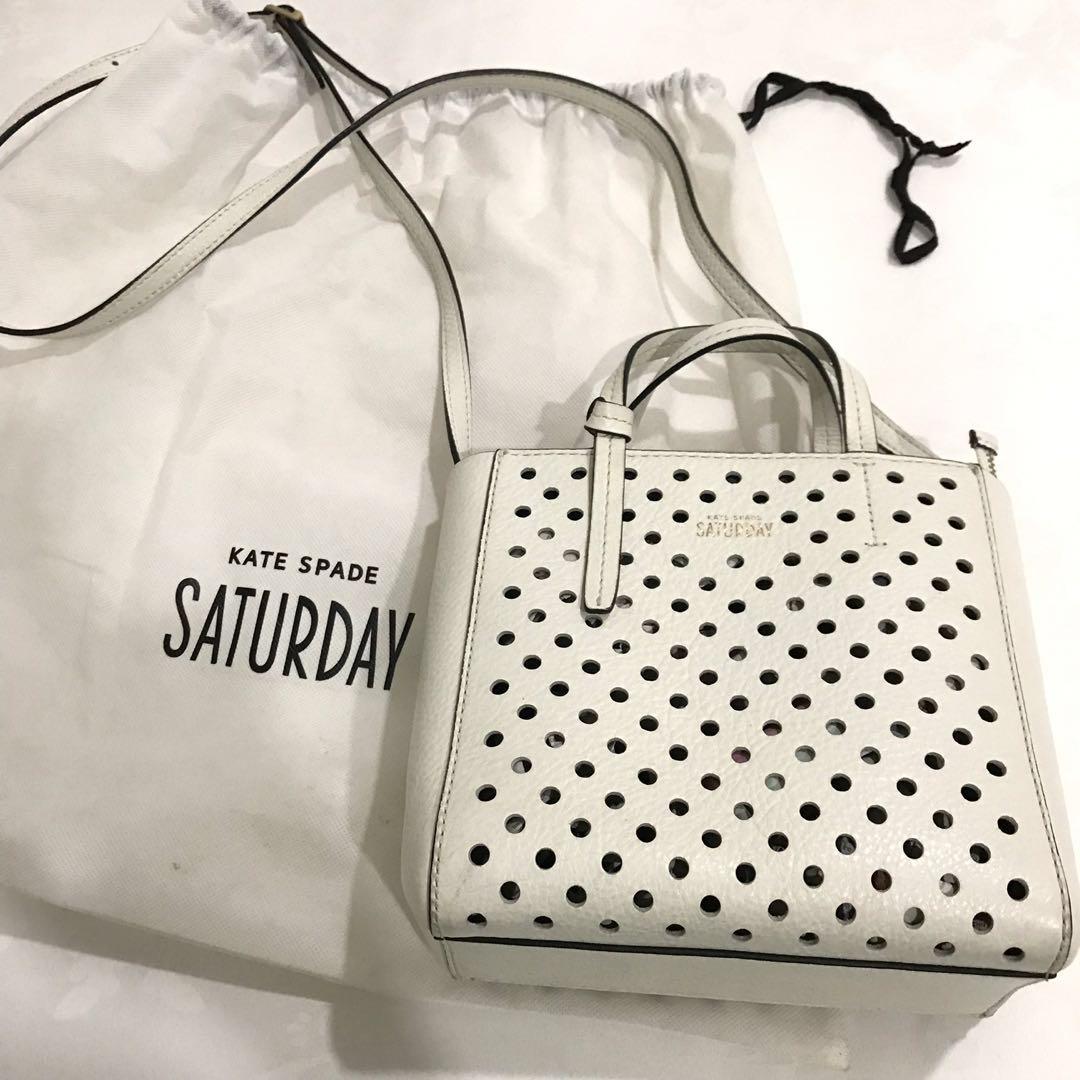 kate spade perforated bag
