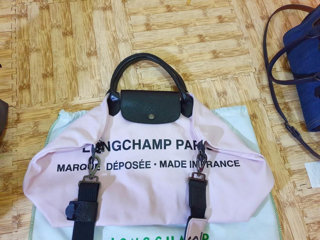 Preloved Longchamp X Shayne Oliver HIATUS Travel Bag Large Pink