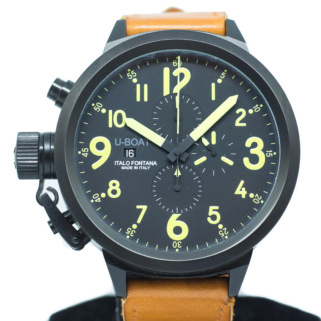 Preowned U Boat Flightdeck Chronograph 55mm Ref U 7750 55