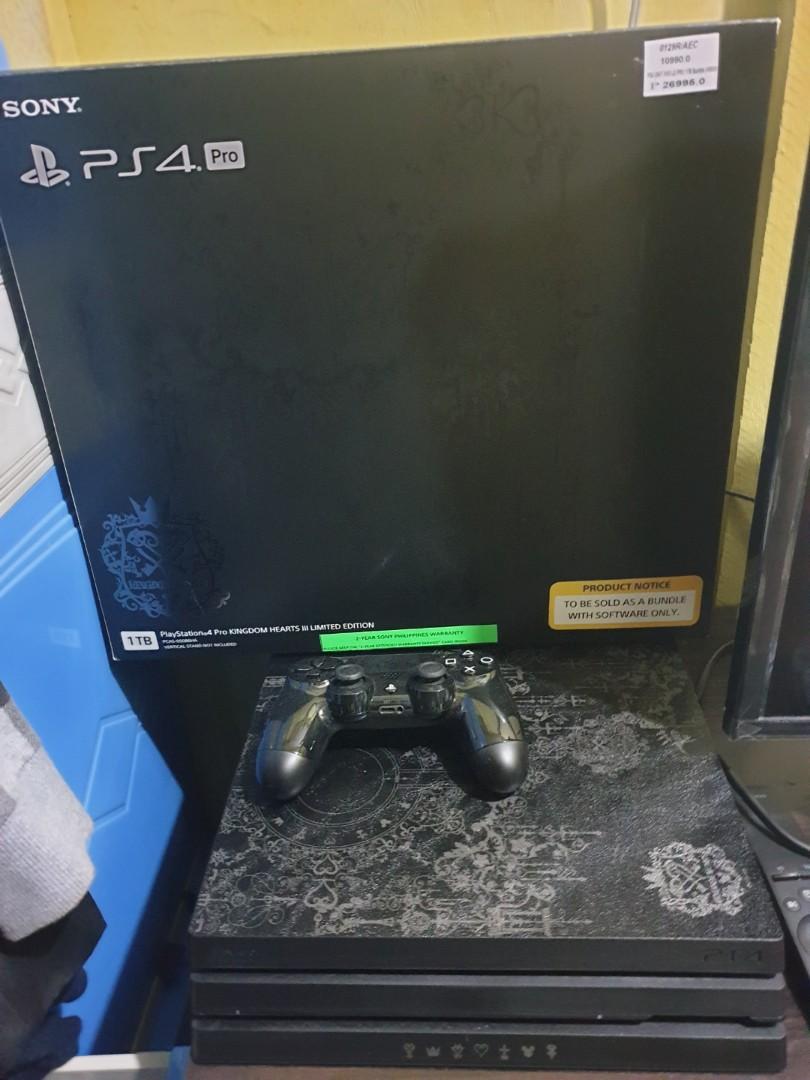 Ps4 Pro Kingdom Hearts 3 Limited Ed Video Gaming Video Game Consoles On Carousell