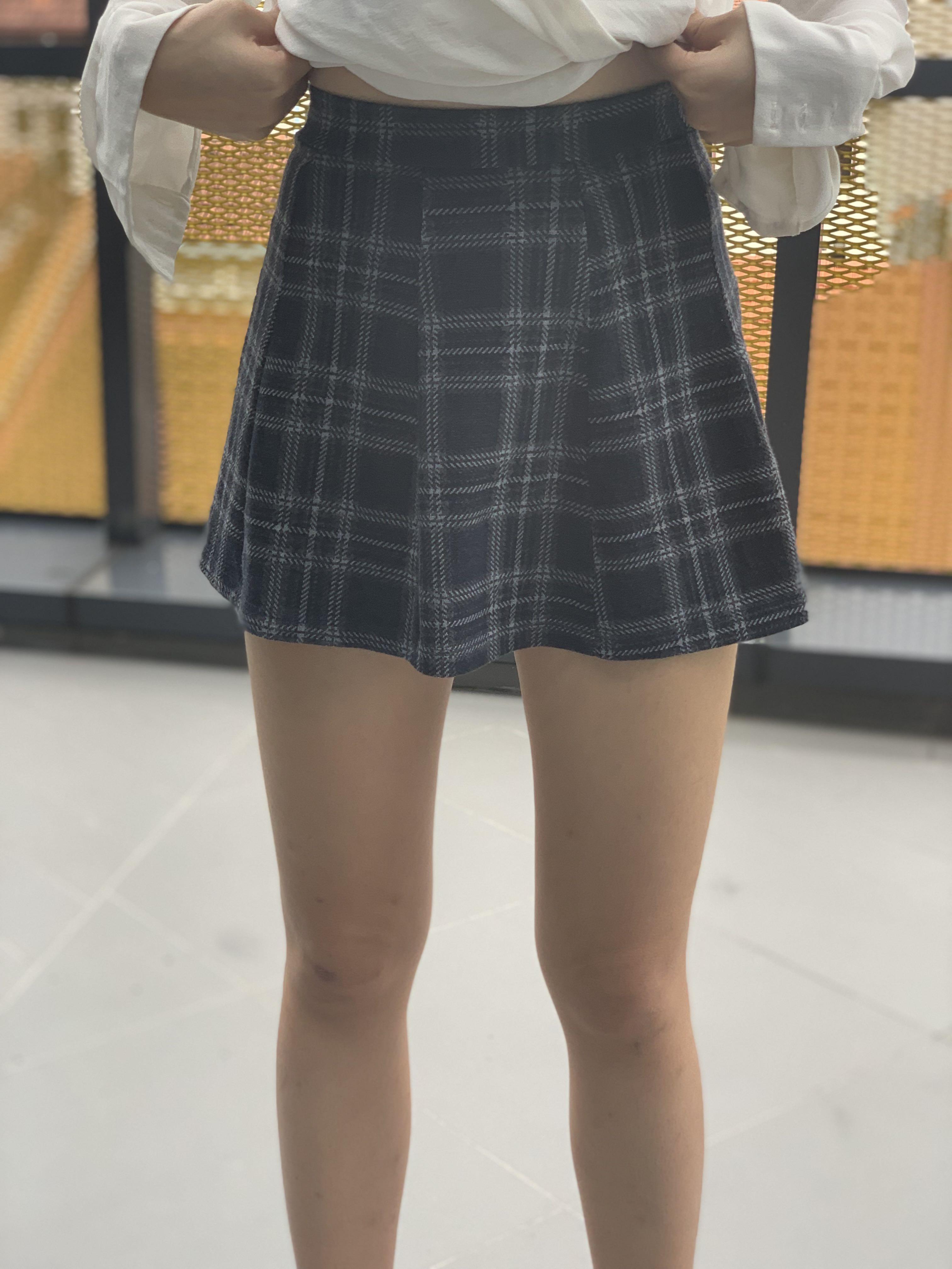 Pull and bear plaid skirt Clearance