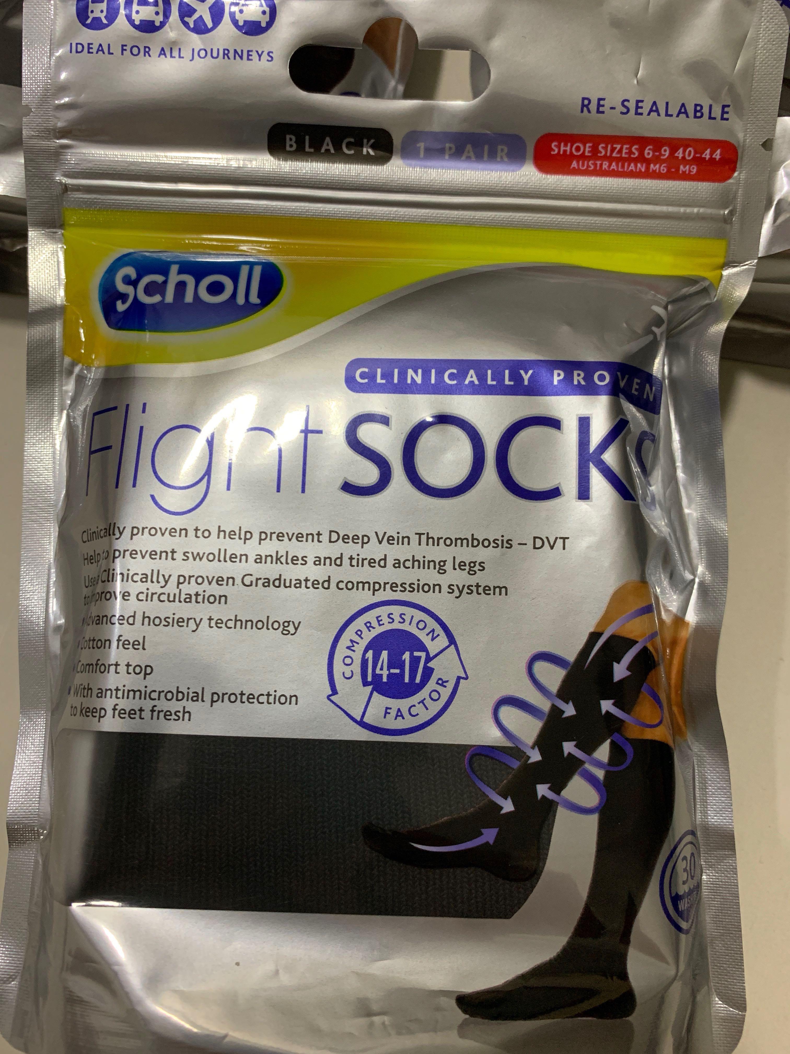 scholl flight socks boots