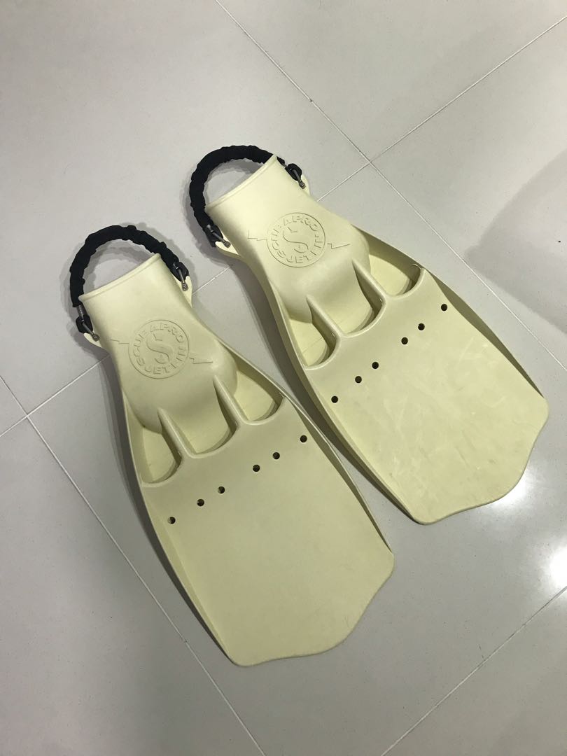 Scubapro Jet Fins XL (White), Sports Equipment, Sports & Games, Water