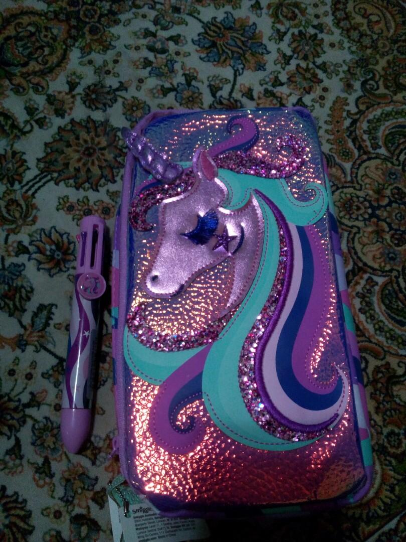 Smiggle Unicorn Pencil Case Babies Kids Others On Carousell