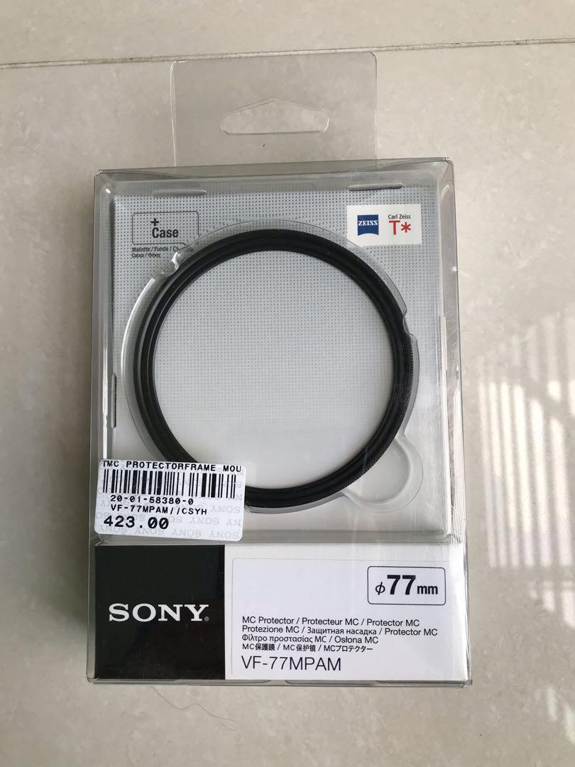 Sony MC Protector 77mm (UV filter) : VF-77MPAM, Photography, Lens