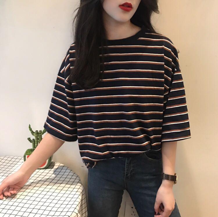 Korean loose t shirt cheap