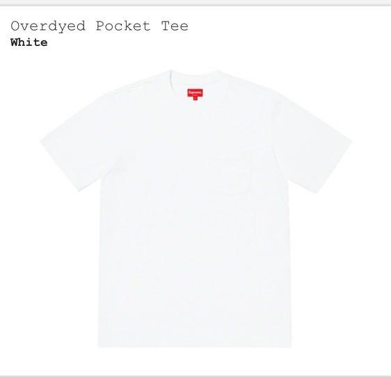 supreme pocket tee