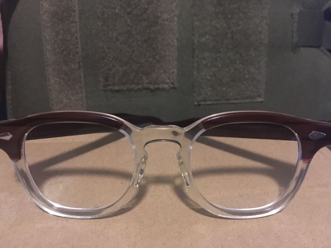 Vintage 50's Tart Optical Arnel 44.20 Redwood CB frames eyeglasses