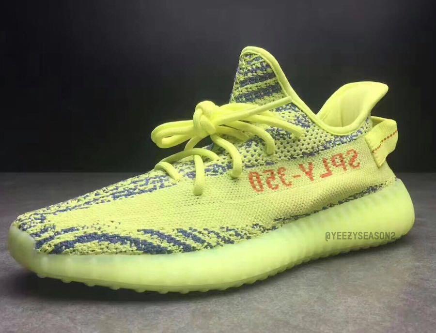 yeezy boost 350 v2 color semi frozen yellow