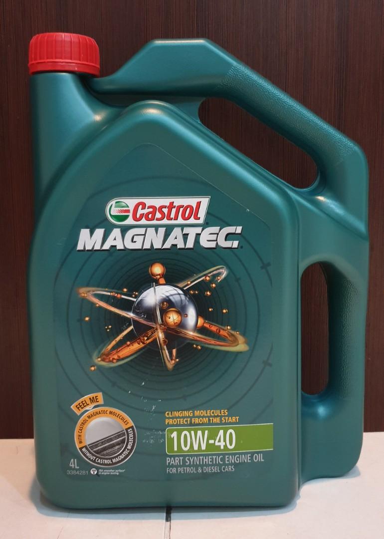 100% Original Castrol Magnatec 10W-40 Synthetic Engine Oil, Auto ...