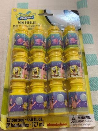 SpongeBob Bubbles! (party favours)-12 pack