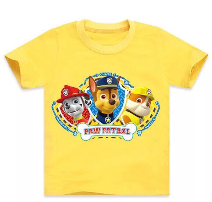 2 Designs Yellow Paw Patrol TShirt, Babies & Kids, Boys' Apparel, 4