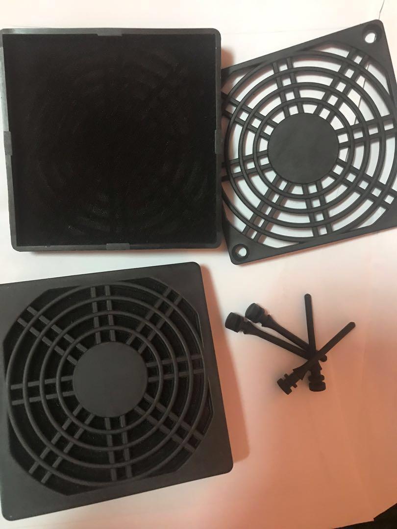 80mm Computer Pc Dustproof Cooler Fan Cover Computers Tech Parts Accessories Computer Parts On Carousell
