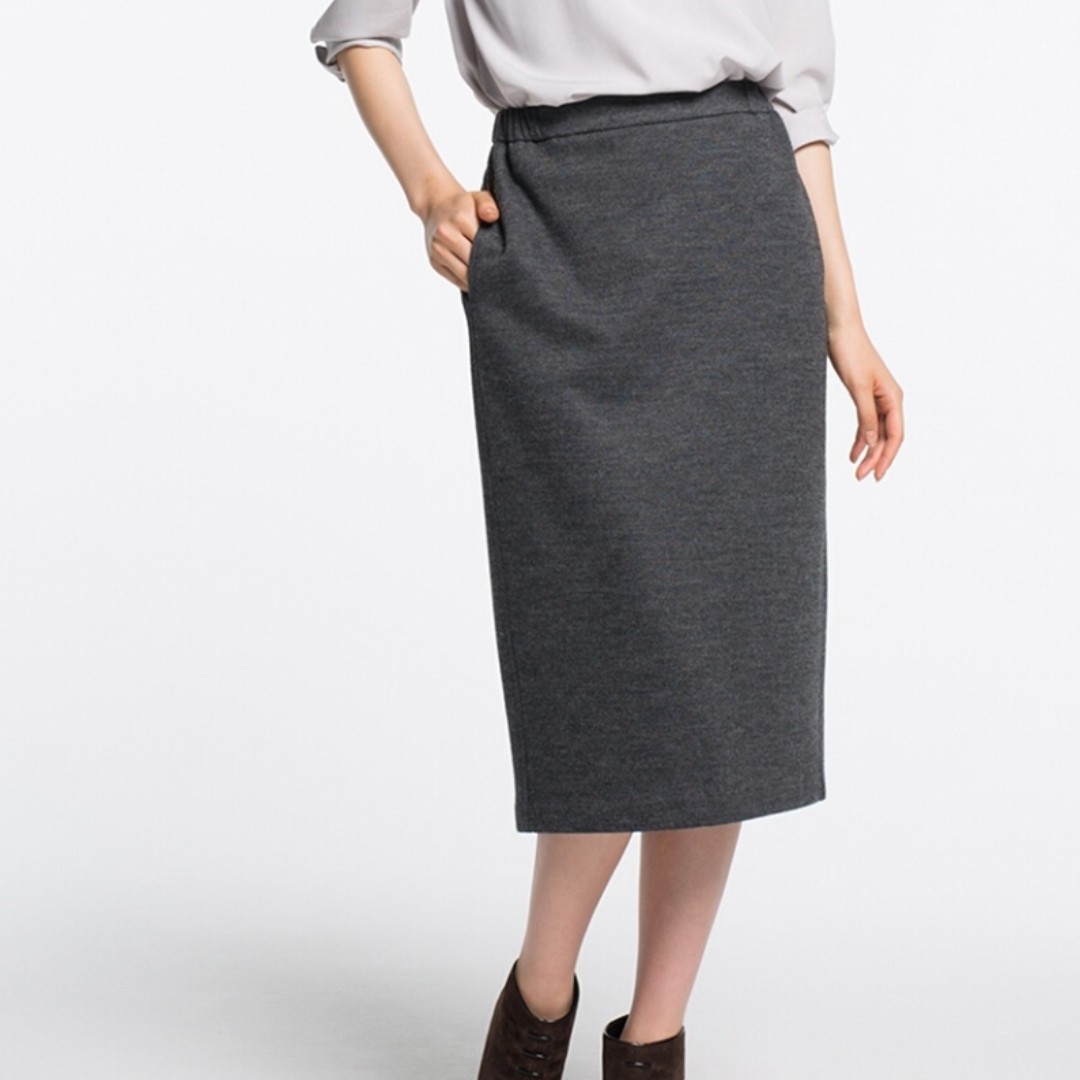 Uniqlo office skirt top