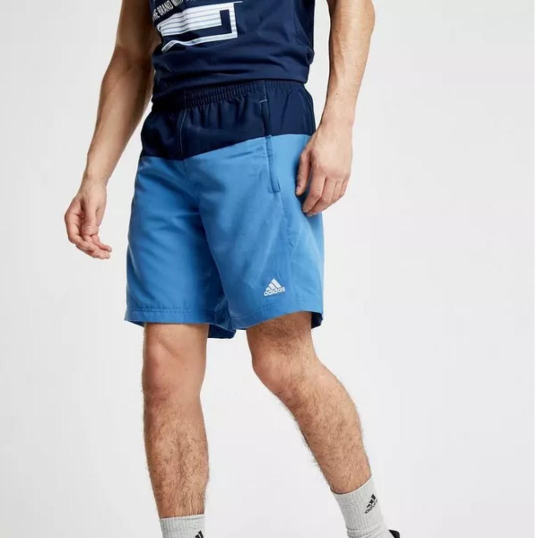 adidas colour block swim shorts
