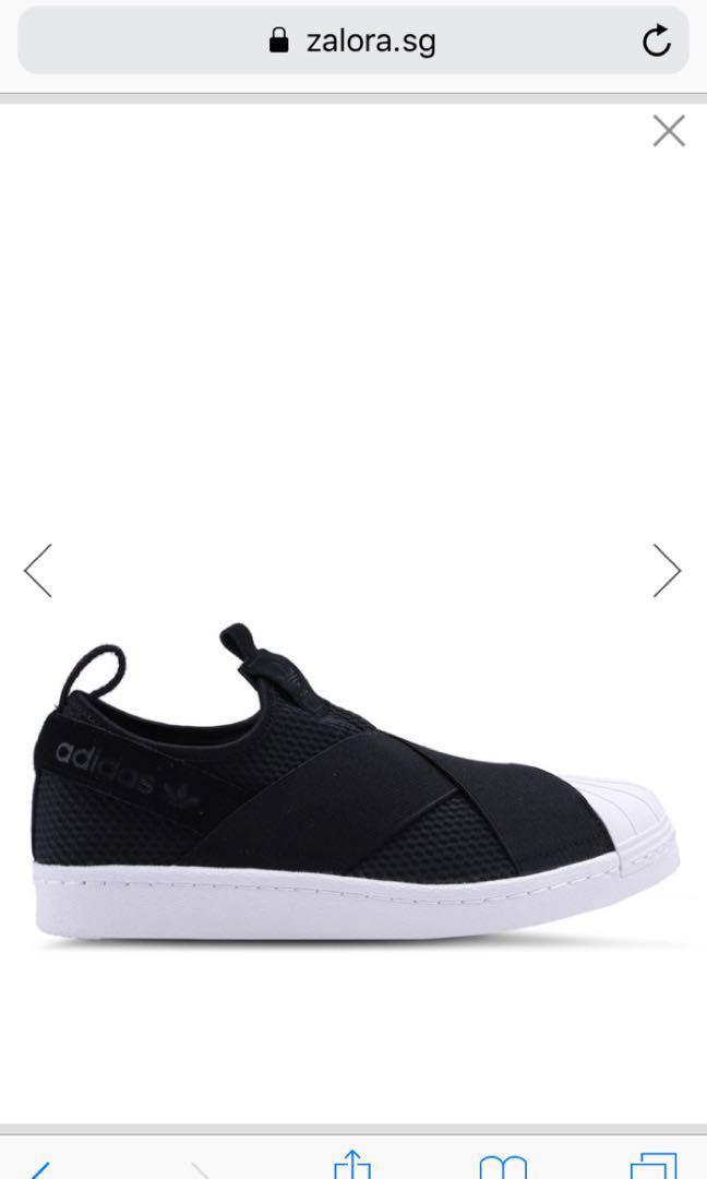 Adidas Superstar Slip On Black Women s Fashion Footwear