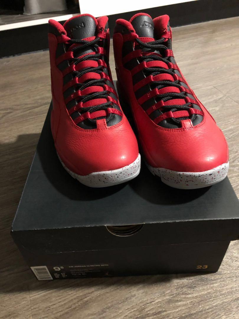 air jordan 10 retro 30th bulls over broadway mens