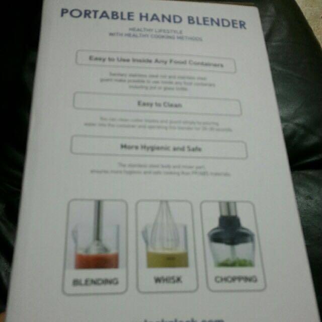 Amway Nutrilite Portable Hand Blender (ELHB220), Everything Else, Others on Carousell
